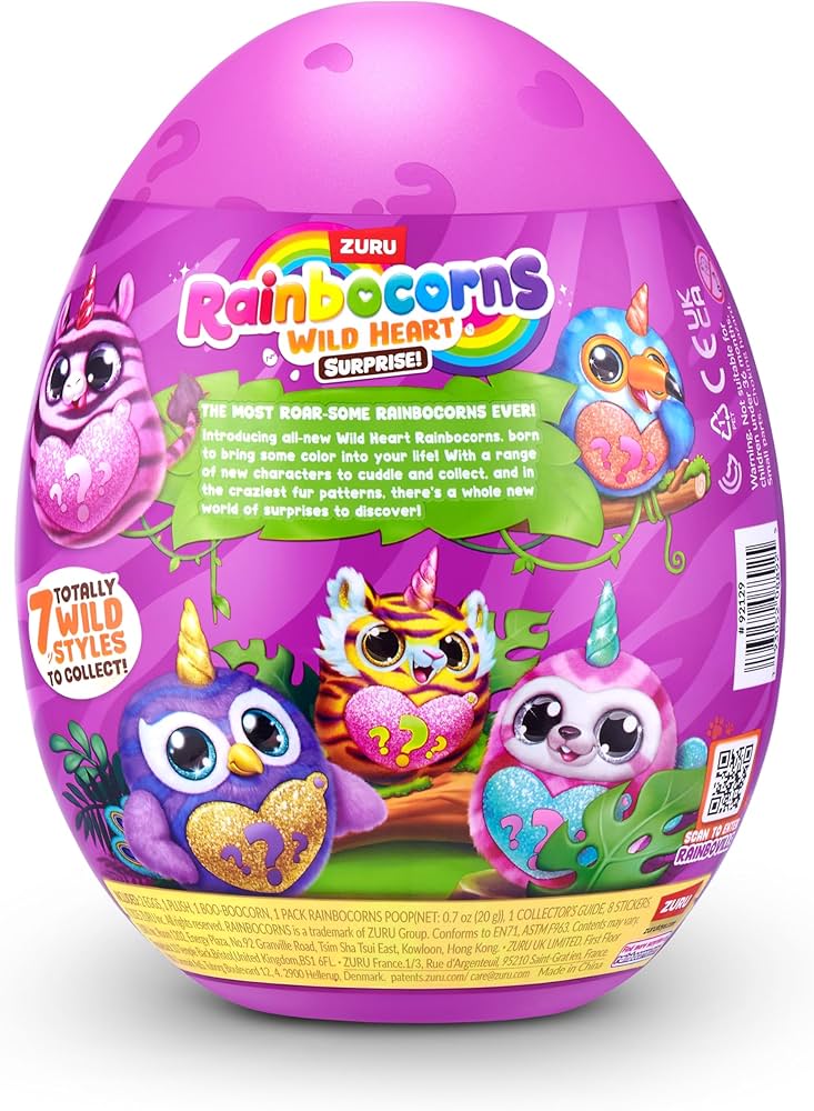Zuru Rainbocorns Wild Heart Surprise Egg Toy