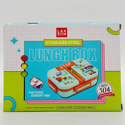 T Shape Steel Lunch Box, 600ml