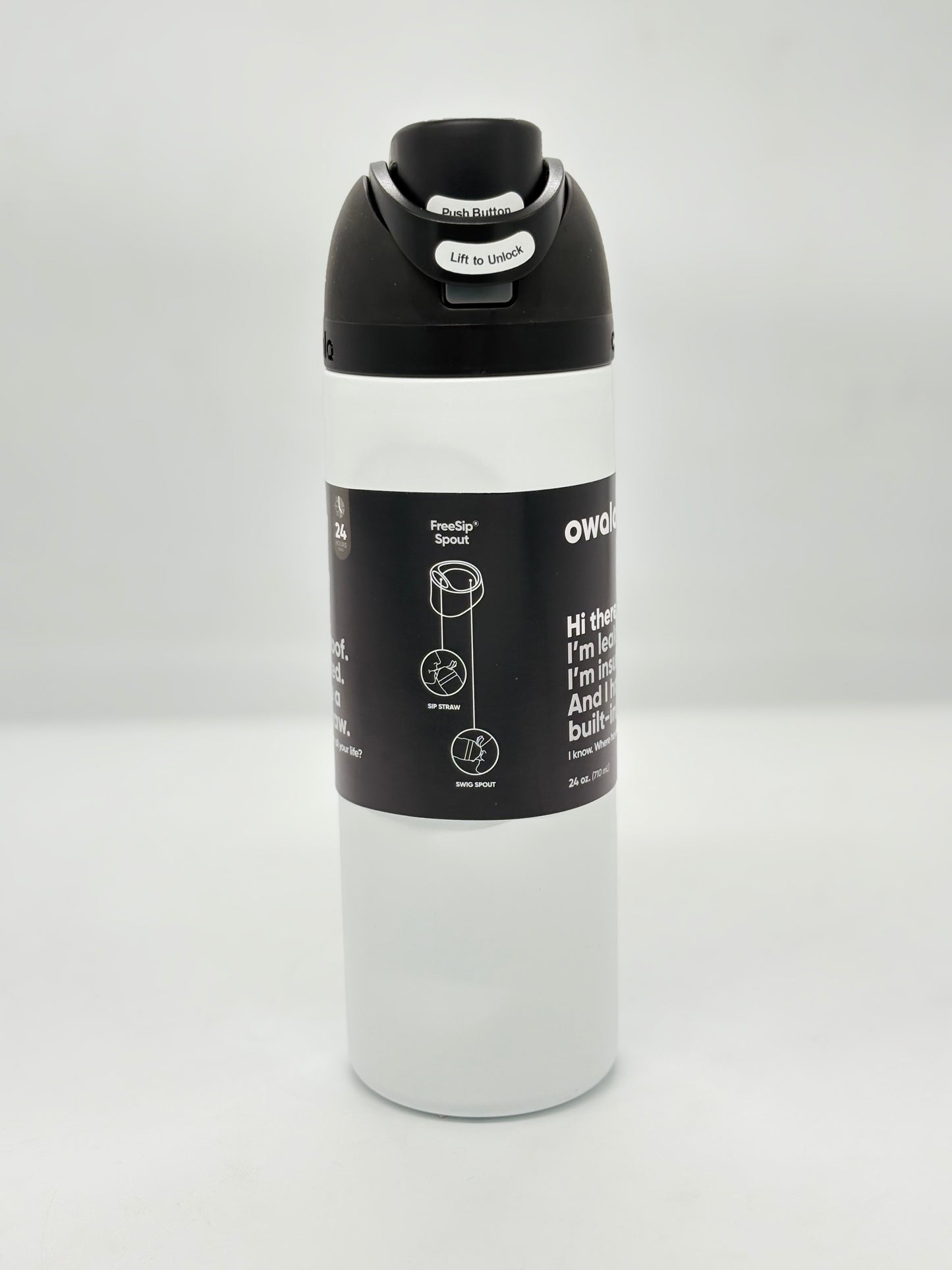 Owala FreeSip Insulated Steel Water Bottle with Straw - 24oz / 710ml