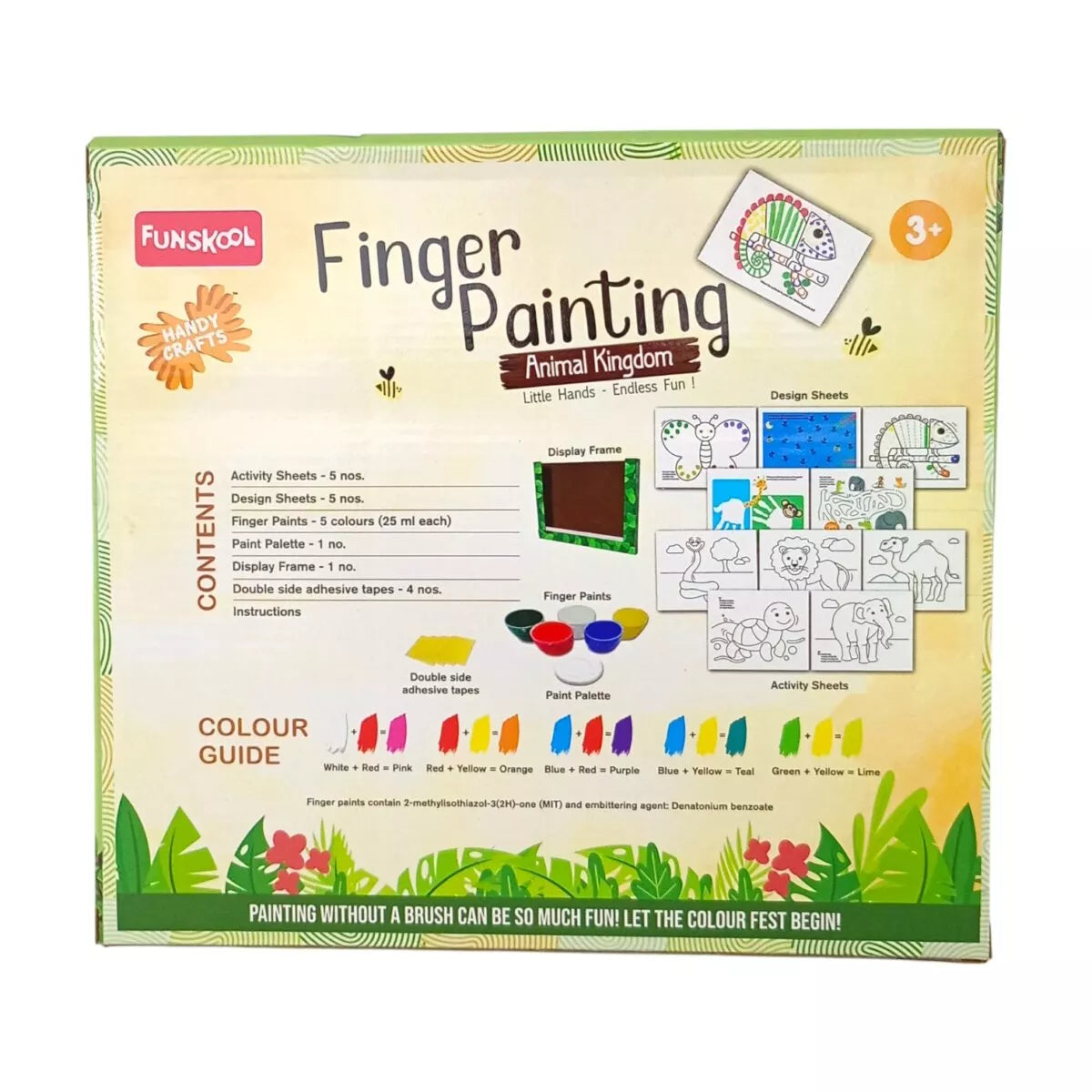 Funskool Finger Painting Animal Kingdom Kit