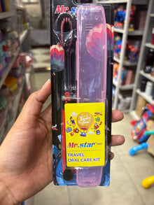 Mr. Star Pro Travel Oral Care Kit - Toothbrush with Protective Case