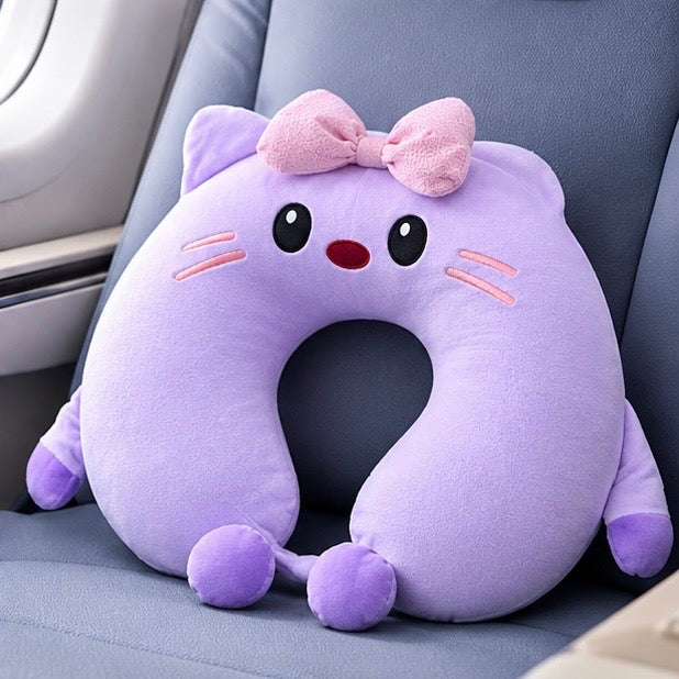Kitty Bow Travel Neck Pillow
