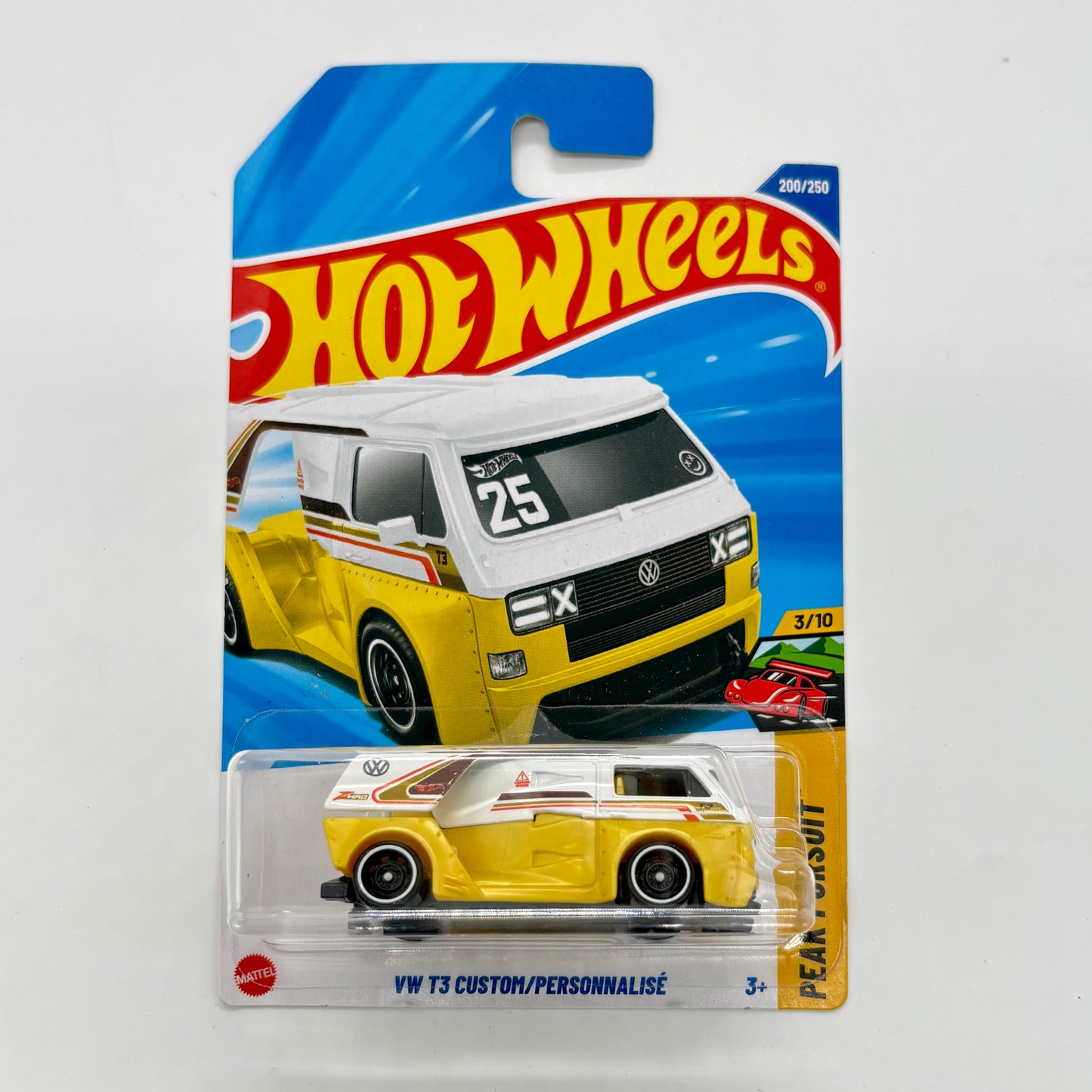 Hot Wheels 1:64 Die-Cast Set of 4 - McLaren W1, VW T3 Custom, Quick Chat, Decidedly Go
