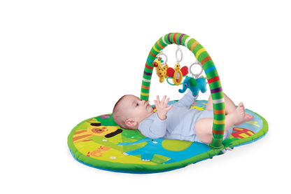 Giggles 3 in 1 Deluxe Play Gym Mat- Green