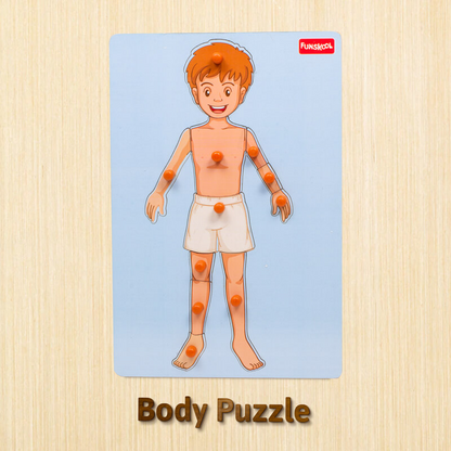 Funskool Body Parts Wooden Puzzle