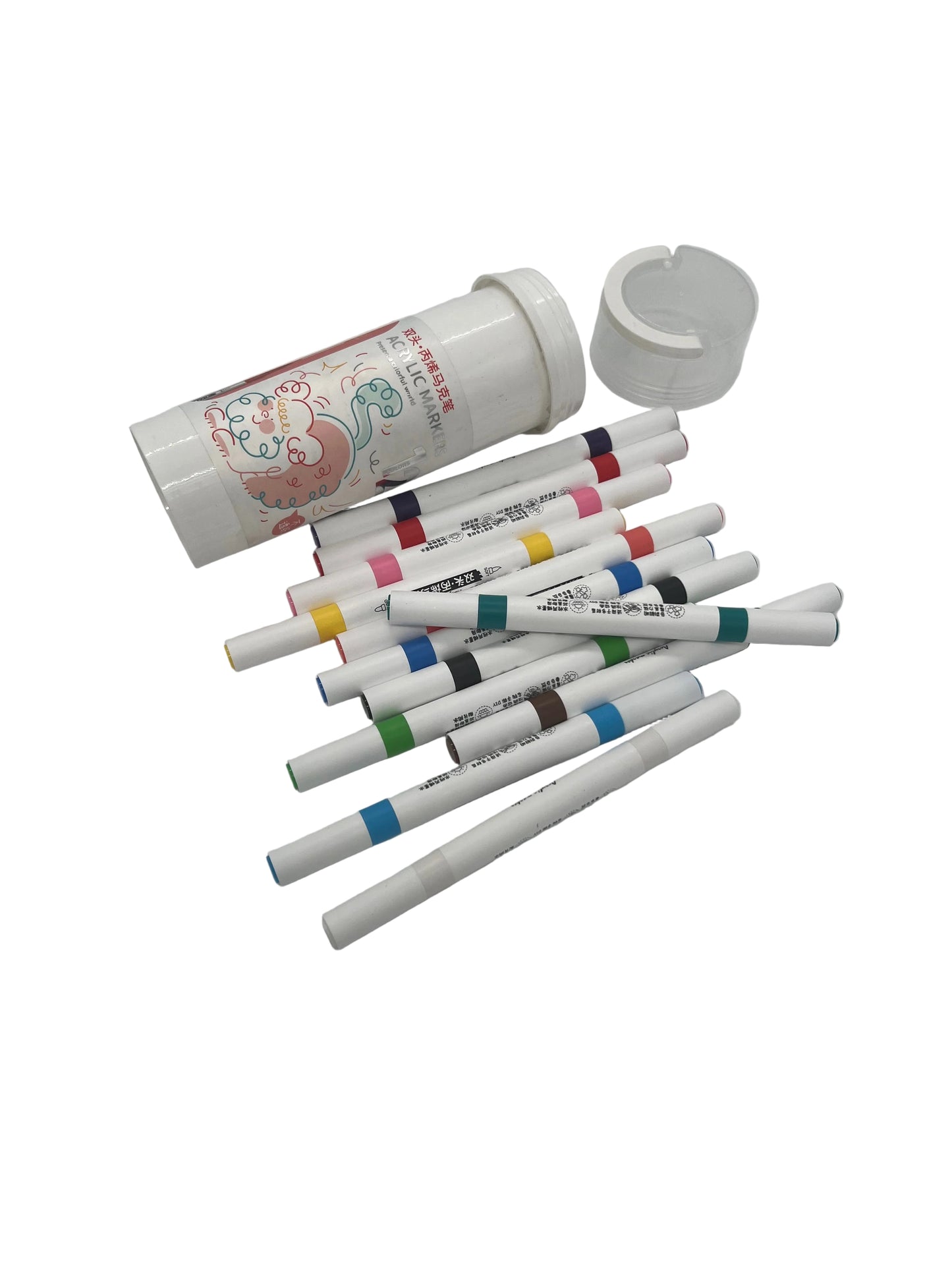 12 pcs Acrylic Marker Pen Box