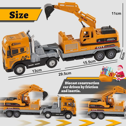 Transport Truck JCB Toy For Kids
