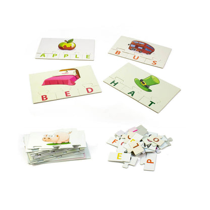 Funskool - Play & Learn-Spellings,Educational,25 Pieces,Puzzle,for 4 Year Old Kids and Above,Toy