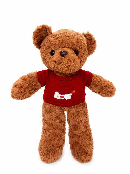 Fur Teddy Bear with Love T-Shirt 53 Cm