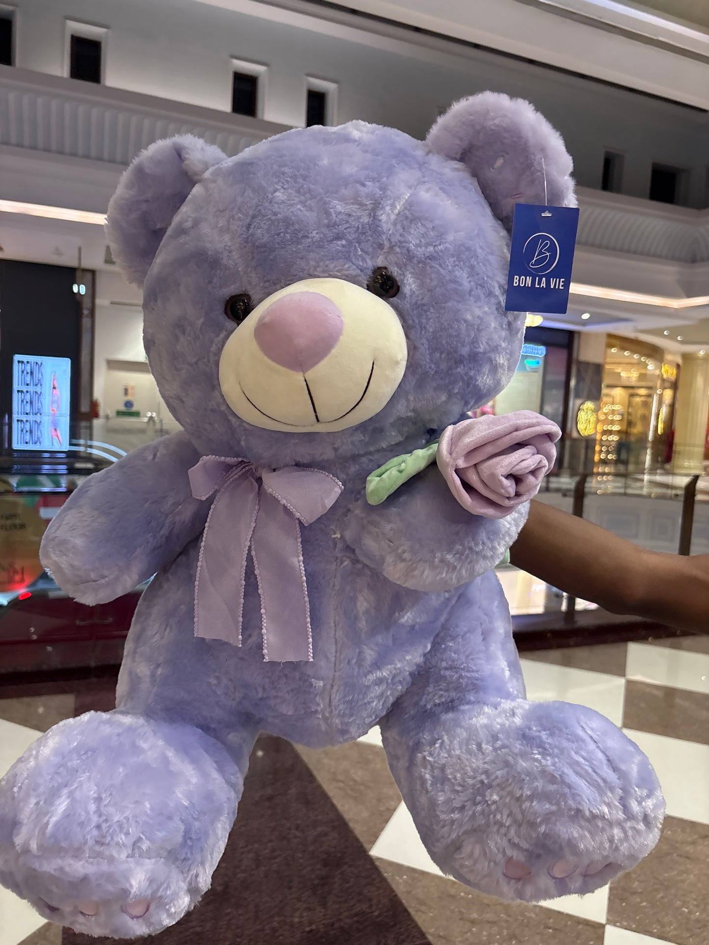 Flower big Teddy Bear, Cute, Soft Toy (33 Cm), Great Birthday Gift