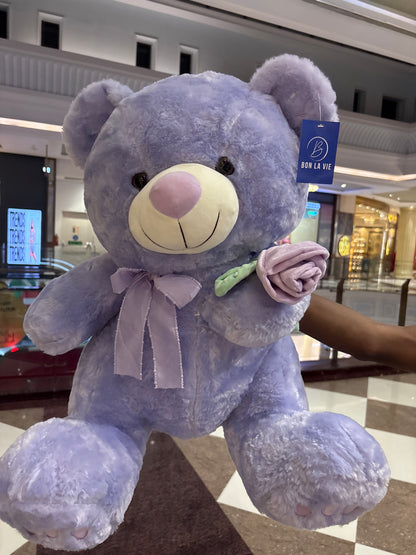 Flower big Teddy Bear, Cute, Soft Toy (33 Cm), Great Birthday Gift