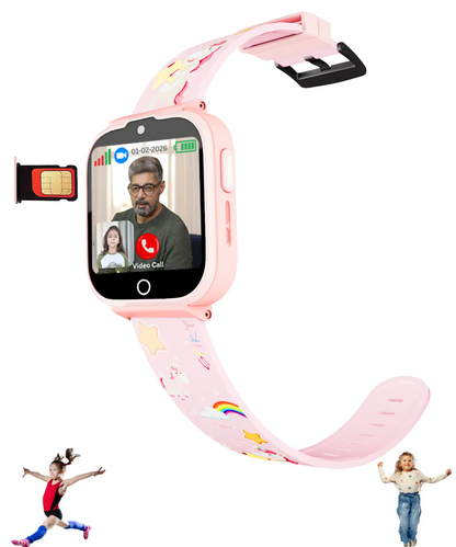 Spiky Cyclops 4g Voice Calling Kids Smartwatch