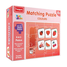 Funskool Play & Learn Colours Matching Puzzle – 6 in 1 | 72 Pieces + 36 Tokens