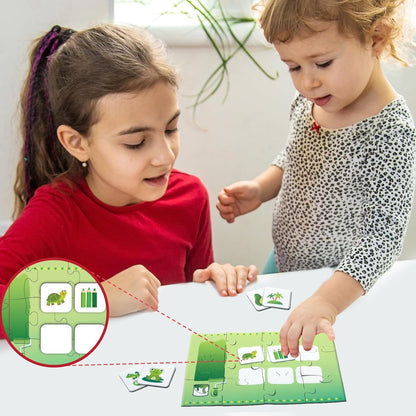 Play & Learn Funskool Colours 6in1 Matching Jigsaw Puzzle Game for Kids, 6x12 Pieces, Educational, Learning & Development, Fun Activity Toy for Childrens, Gift Set for Kid, Age 4+ Years