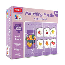 Healthy Food 6in1 Matching Jigsaw Puzzle Game