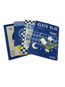 Klein Blue Lily of the Valley B5 Sewn Notebook – Flower Theme