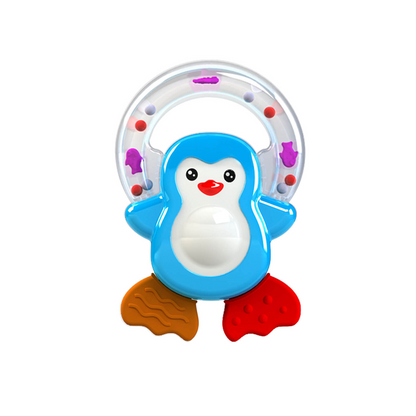 Giggles Penguin Pal Teether Rattle