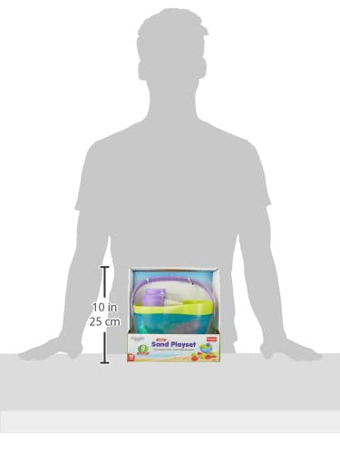 Giggles Funskool Junior Sand Playset, Educational & Creative Construction Toy for Kids, Encourages Learning & Development, Fun Activity for Preschoolers, Gift Set for Kid, Age 18+ Months