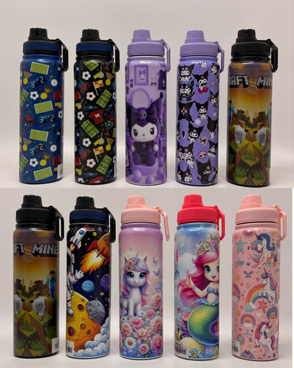 Cartoon Characters Insulated Bottle