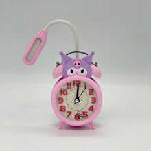 Cartoon Character Alarm Clock with Flexible LED Reading Lamp