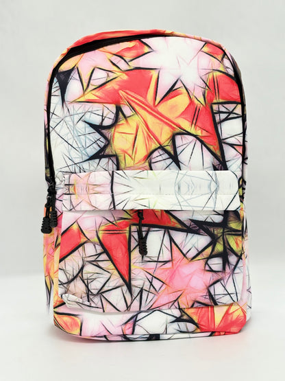 Multicolor School Backpack