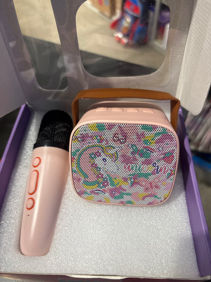 Karaoke Speaker and Mic Set EC