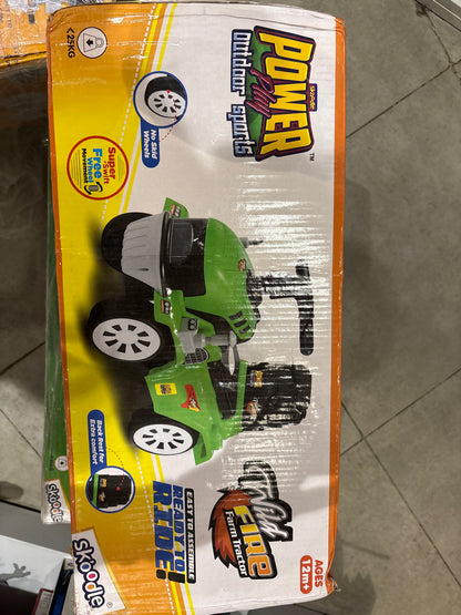 Skoodle Power Play Wild Fire Farm Tractor Ride-On