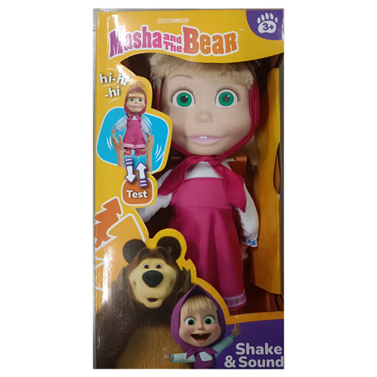 Masha and the Bear Shake & Sound Soft Standing Doll