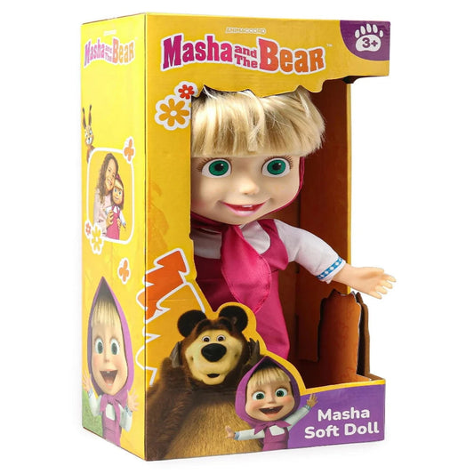 Masha And The Bear Soft Bodied Masha Doll Pink - Height 39 cm