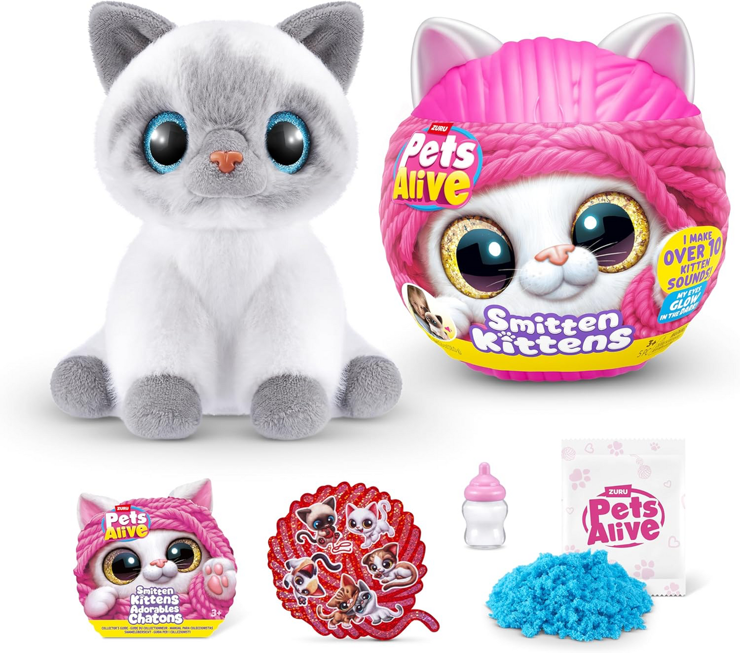Zuru Pets Alive Smitten Kittens Surprise Interactive Plush toy