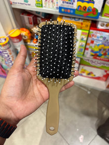 Fashion Girl Wooden Paddle Hair Brush