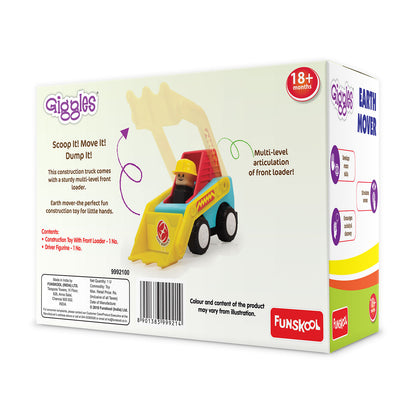 Funskool Giggles Earth Mover - Free Wheeling Construction Truck Toy