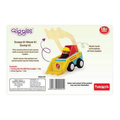 Funskool Giggles Earth Mover - Free Wheeling Construction Truck Toy
