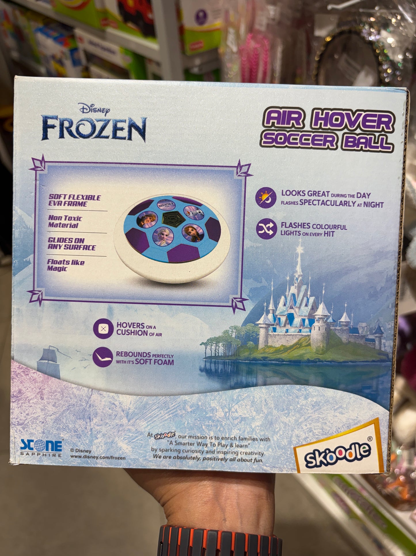Skoodle Disney Frozen Air Hover Soccer Ball with LED Lights