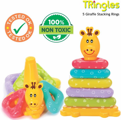 Toymate TRingles,Stack-N-Play Set -( 8 Pcs)