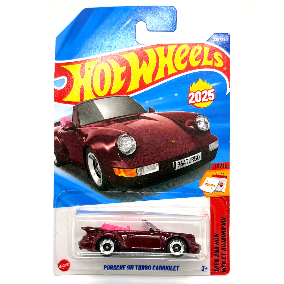 Hot Wheels Basic Mainline Car Porsche 911 Turbo Cabriolet