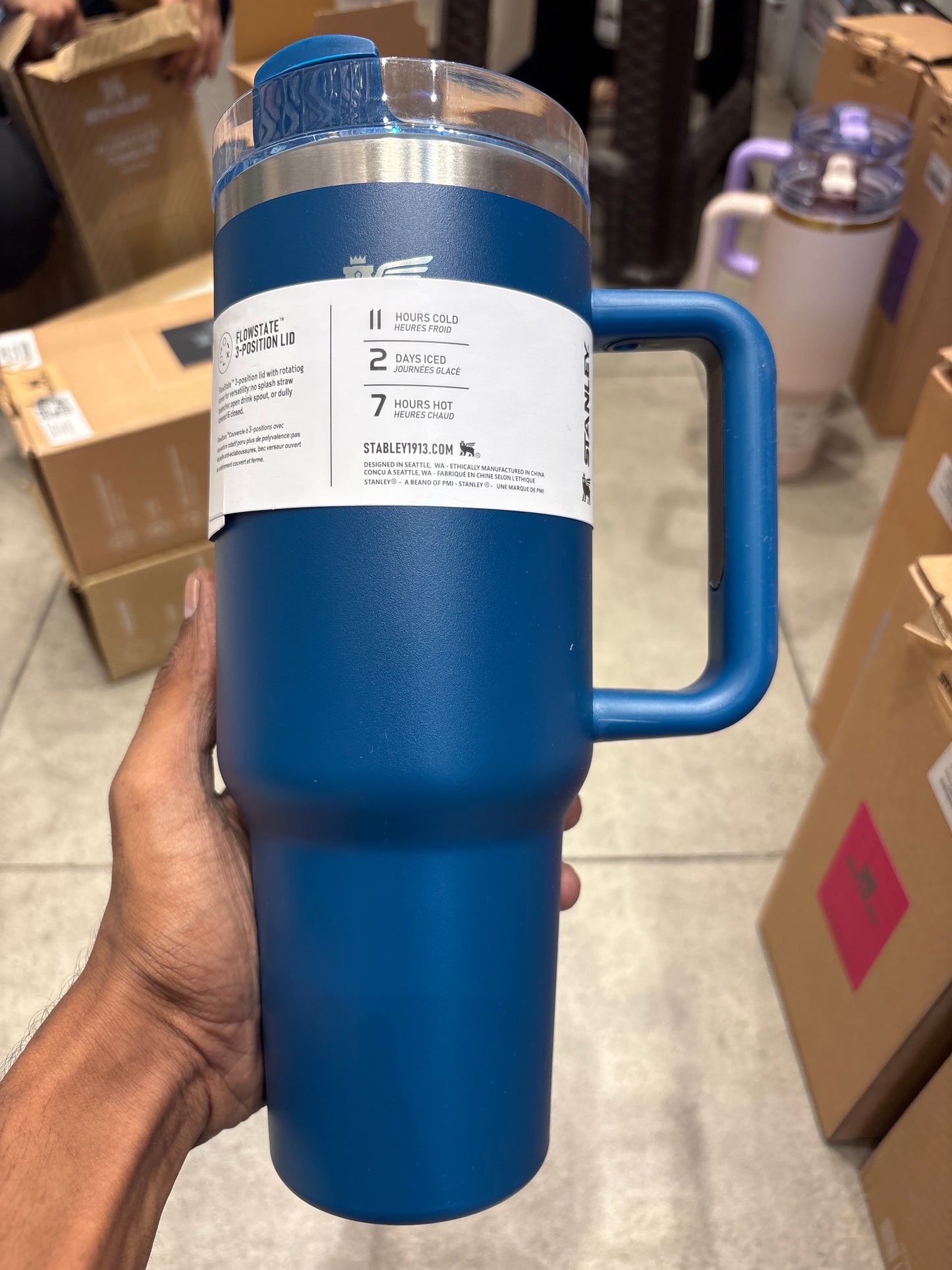Stanley Quencher H2.0 FlowState Tumbler 40 oz, 1182 ml with Handle and Straw
