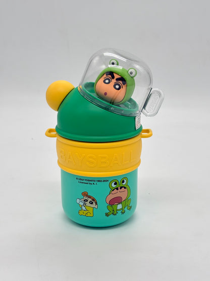Shinchan 3D Baseball Vacuum Insulated Sipper Bottle 420ml