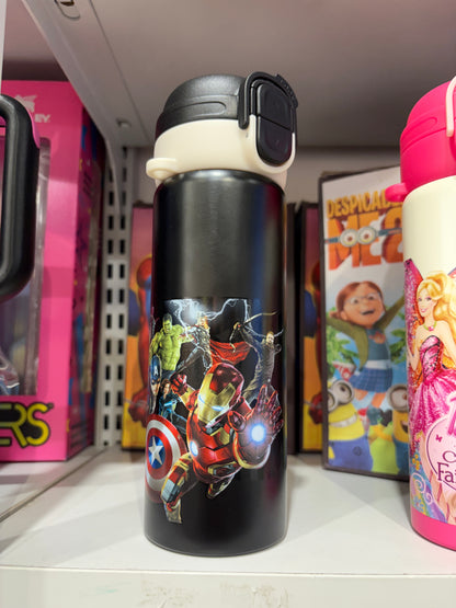 Cartoon Characters Kids 500ml Single Wall Bottle