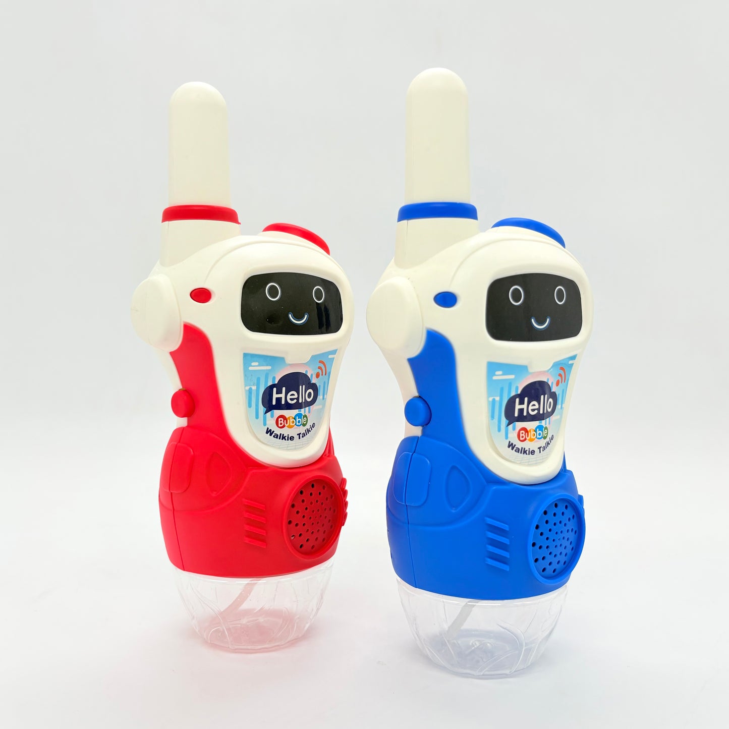 2-In -1 Intercom Bubble Machine Wakie Talkie Toy Set