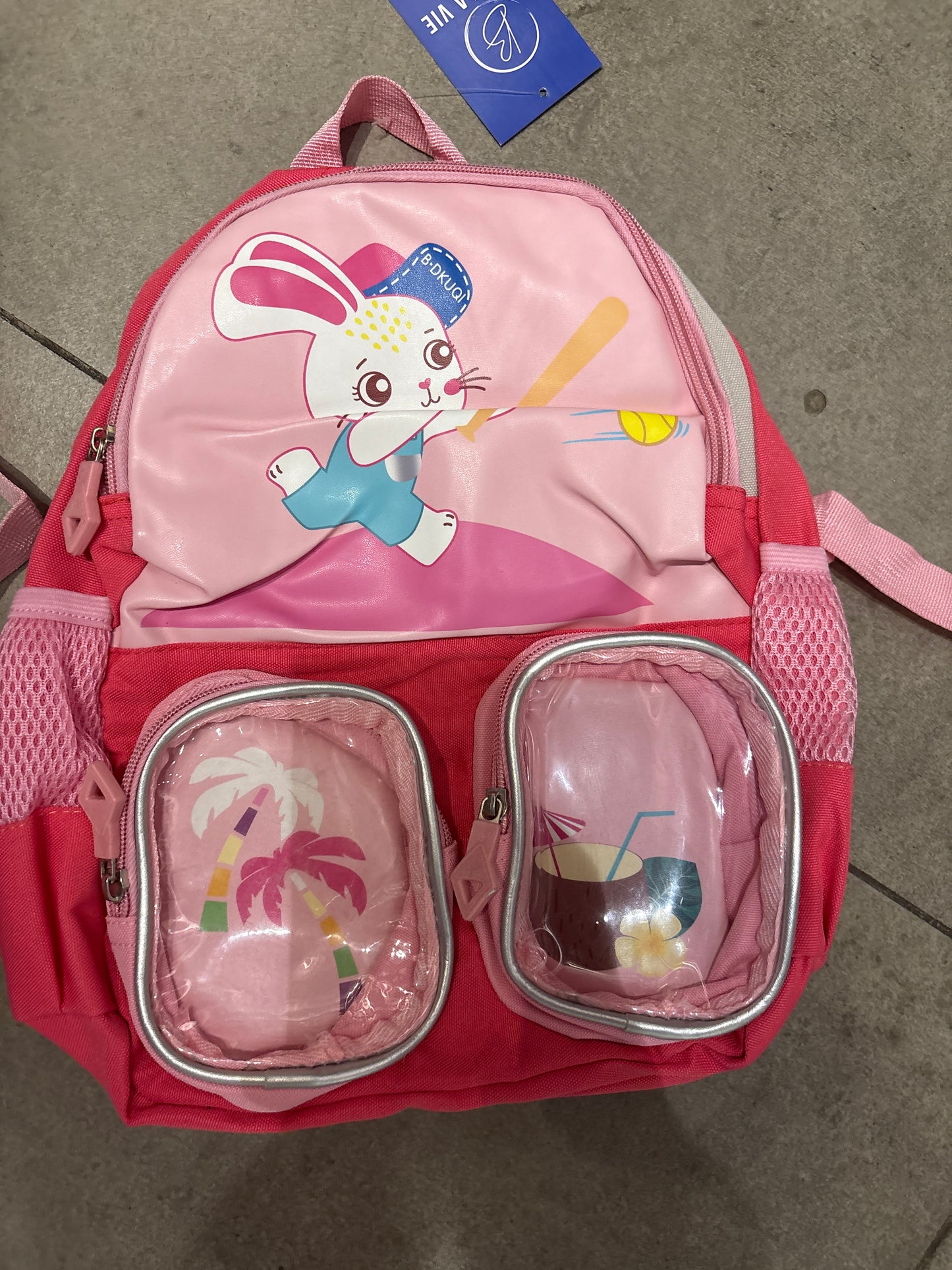 Multi Character Kids Medium School Backpack