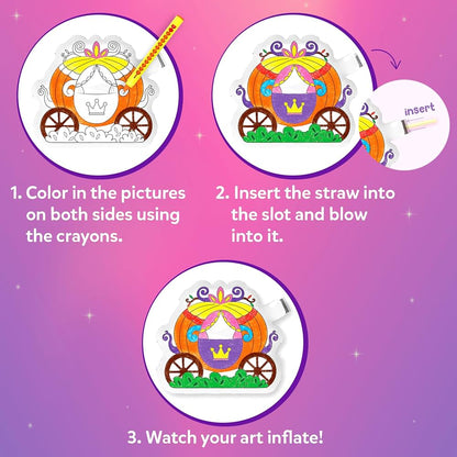 Skillmatics Inflatable Art Unicorn And Princesses