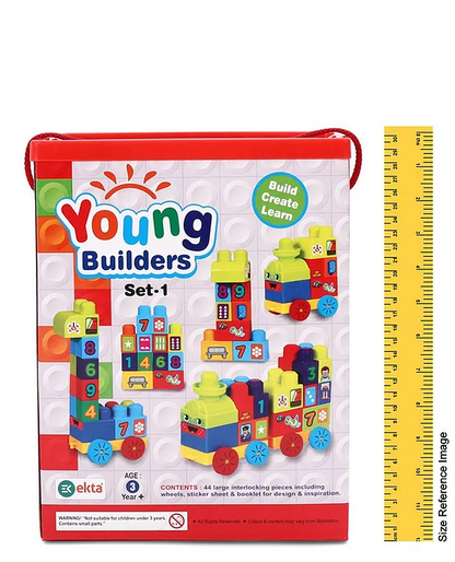 Ekta Young Builders Set 1 Building Blocks