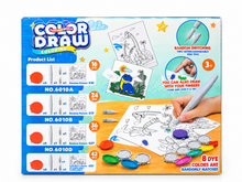 Color Draw Magical Painting World Coloring Set with 8 Dye Colours