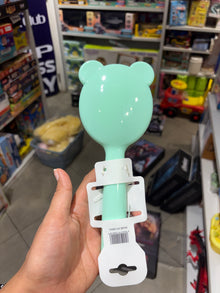 Pastel Bear Shape Hand Mirror Hair Comb