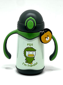 Twin Handle Insulated Sipper Bottle 400ml
