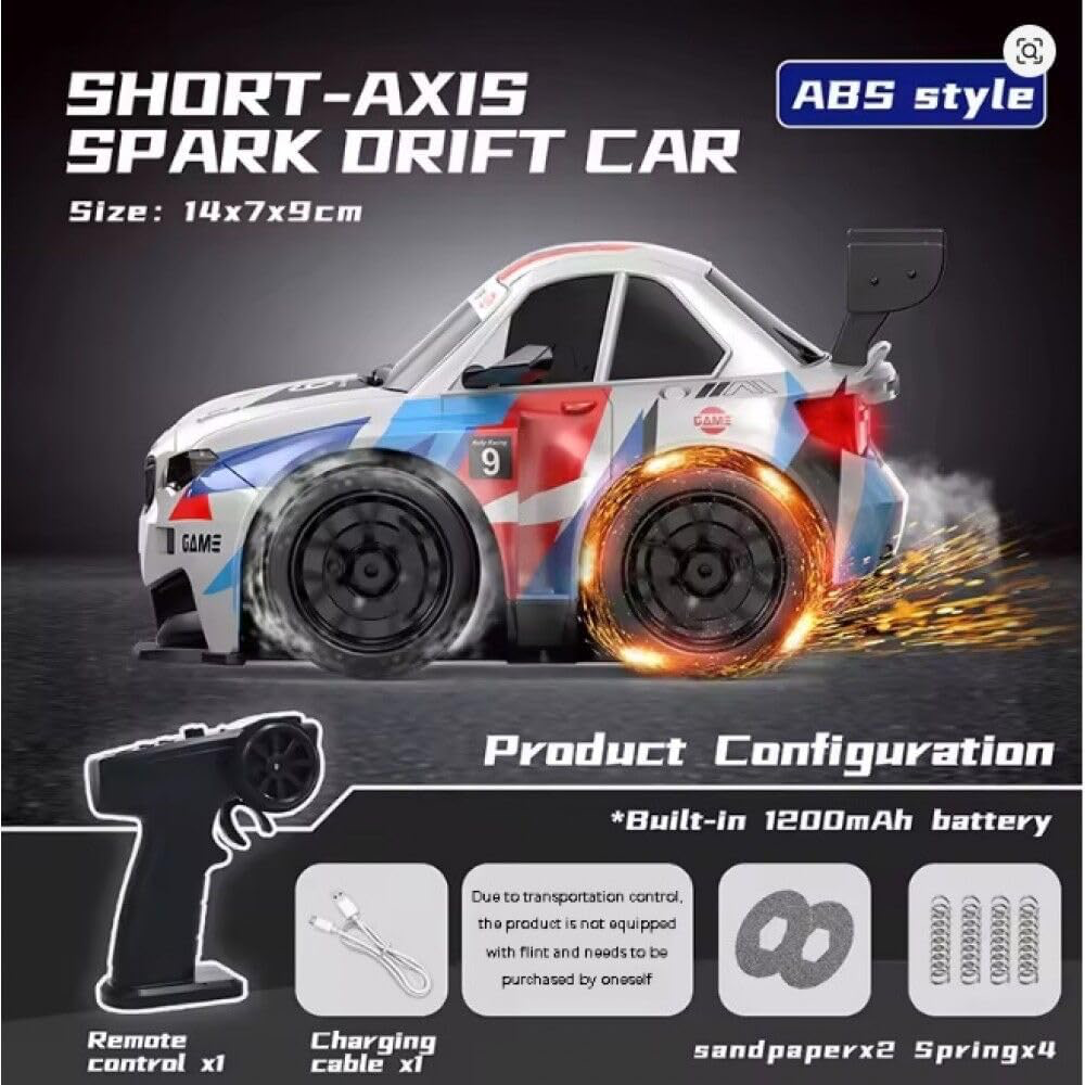Rally Racing Drift Car with Sparks Spray