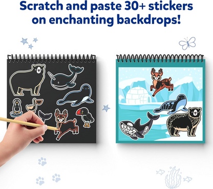 Skillmatics Magical Scratch Art Amazing Animals