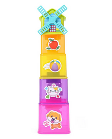 Windmill ABC Tower Stack Block Game