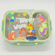 Happy Steel Lunch Box with 2 Compartment